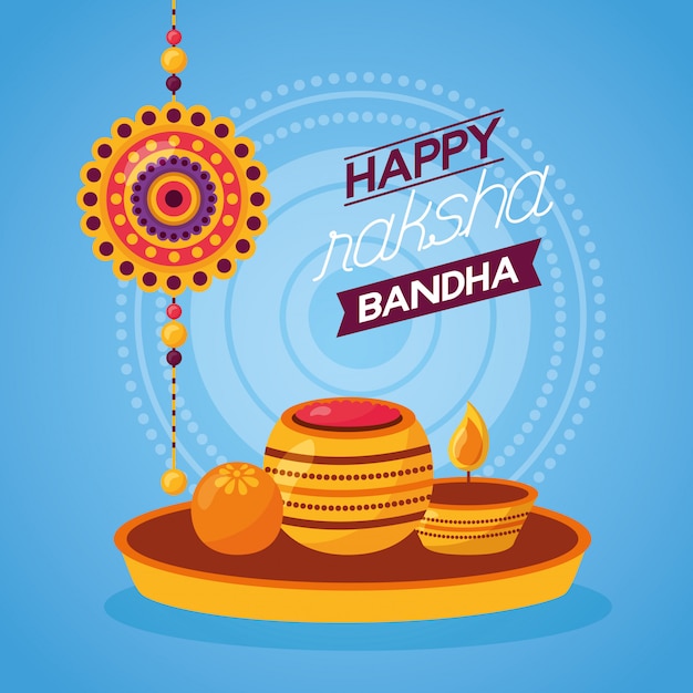 Happy raksha bandhan celebration