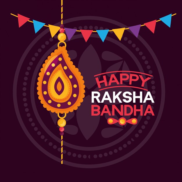 Happy raksha bandhan celebration