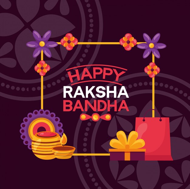 Happy raksha bandhan celebration