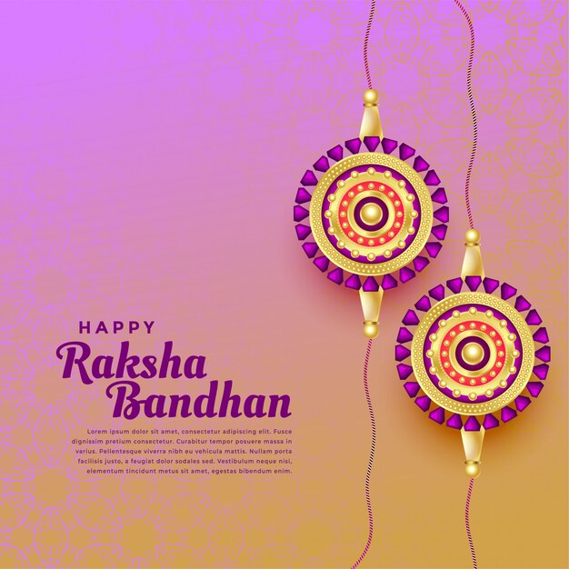 Happy raksha bandhan festival background