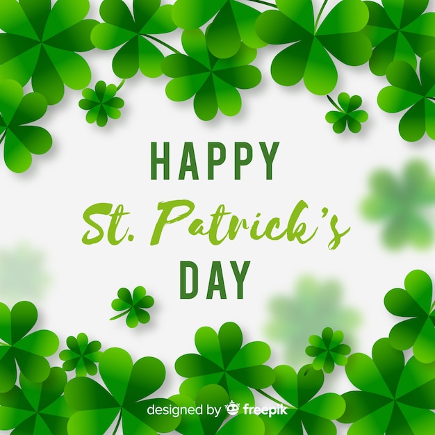 Free vector happy st. patrick's day