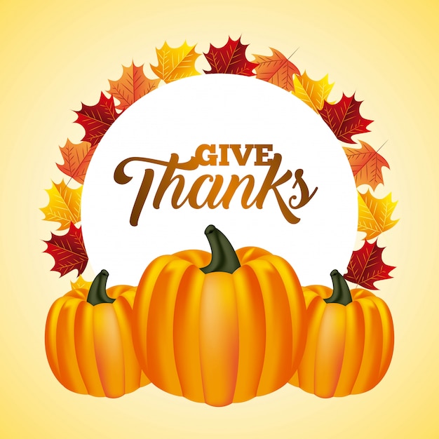 Free Vector happy thanksgiving background