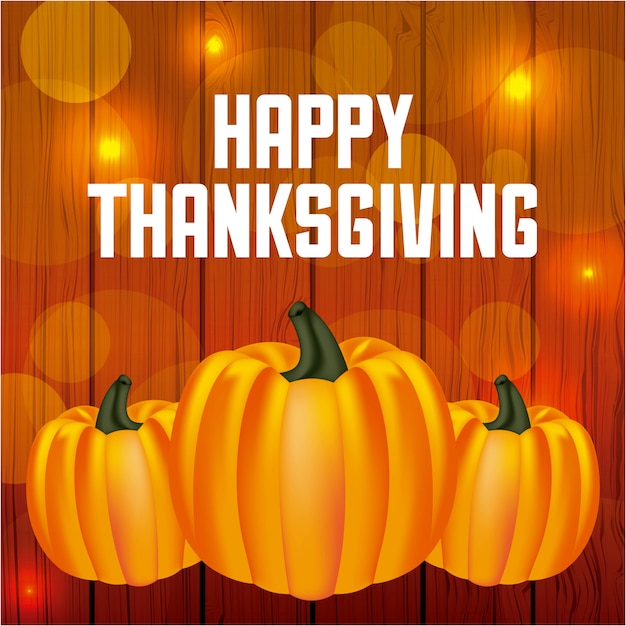 Happy thanksgiving day greeting card