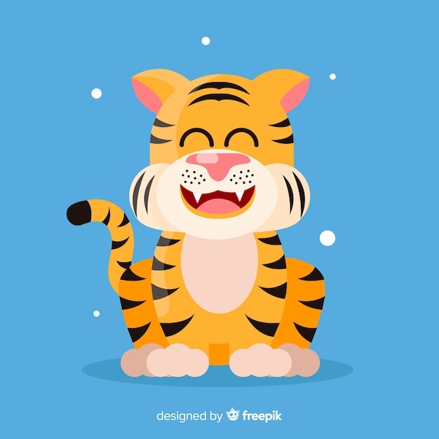 Happy tiger