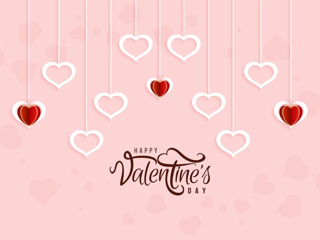 Happy valentine's day simple background