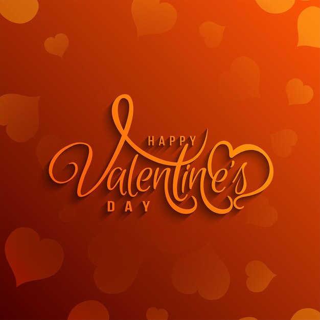 Free Vector happy valentines day celebration greeting card background vector