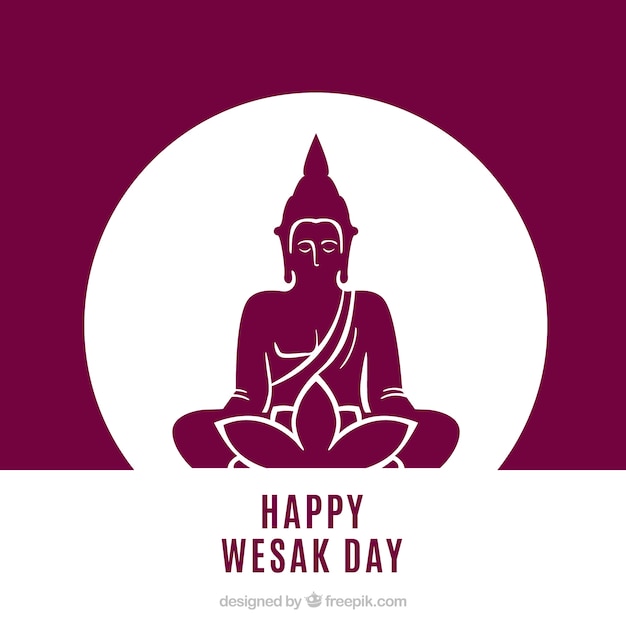 Happy vesak day background