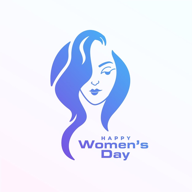 Happy women's day celebration background to inspire female