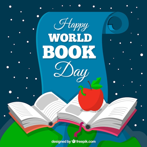 Free Vector happy world book day