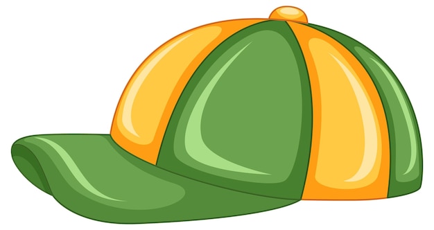 Free vector hat with green and yellow colors