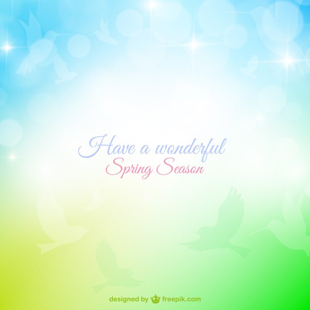 Have a wonderful spring season