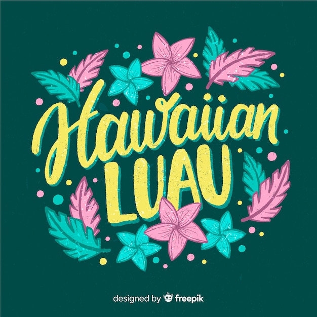 Hawaiian luau background