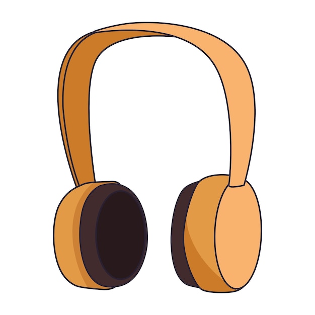 Free Vector headphones accessory music icon isolated