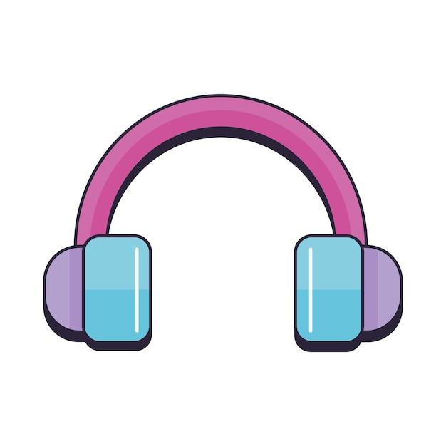 Free vector headphones audio device tech