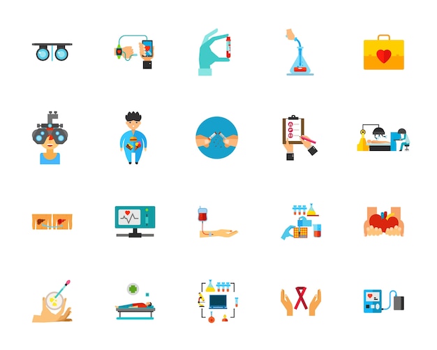 Health care icon set