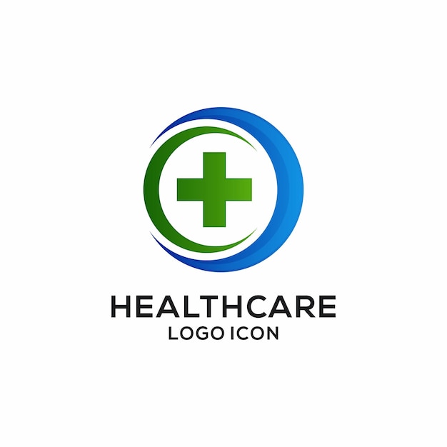 Free Vector health care logo icon