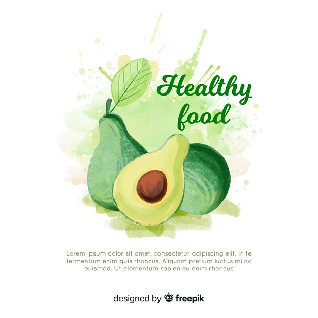 Healthy food background