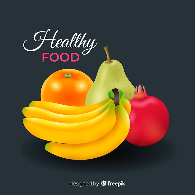 Healthy food background