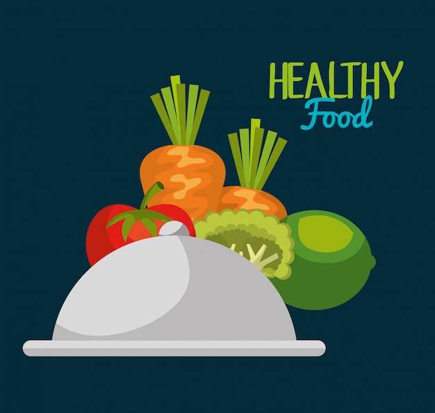 Free Vector healthy food  design 