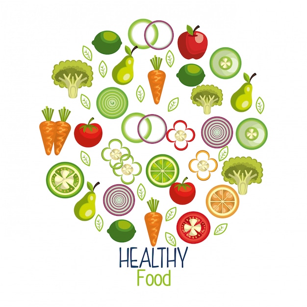 healthy food illustration 