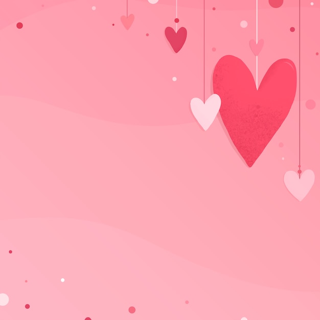 Heart background design