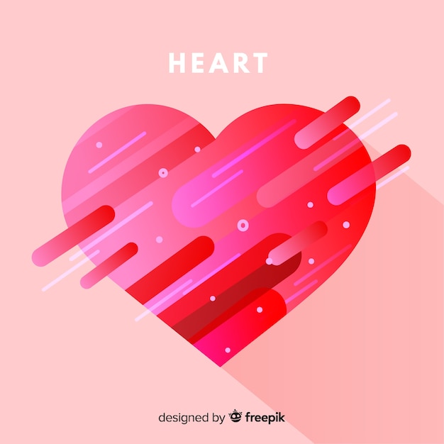 Free Vector heart background