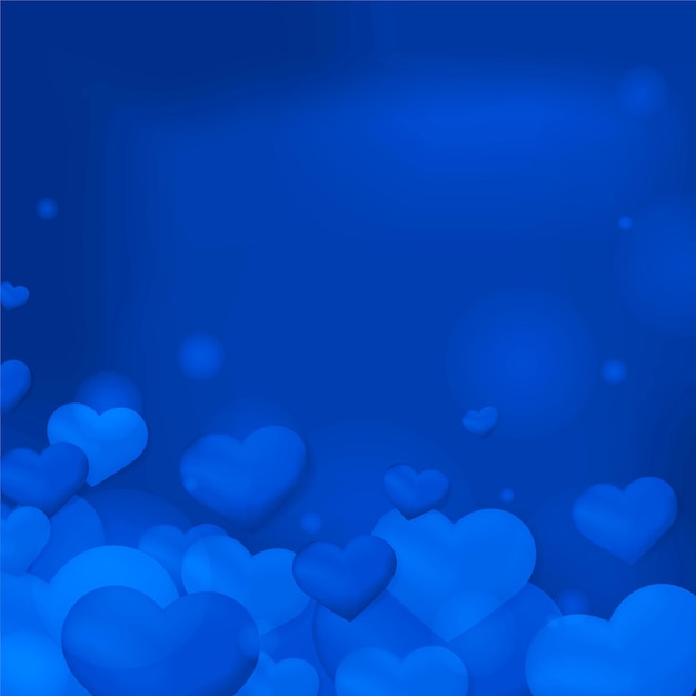  heart bubble pattern background