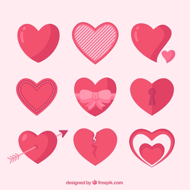 Heart collection 