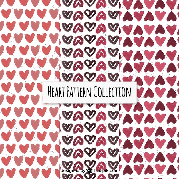 Heart pattern collection design