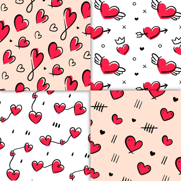 Heart pattern draw