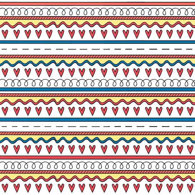 Hearts pattern background