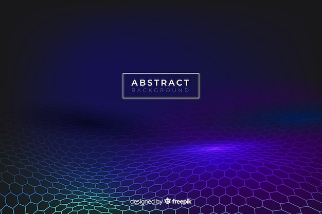 Free vector hexagonal net background