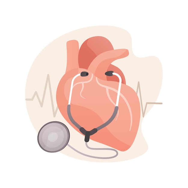 High blood pressure abstract concept illustration