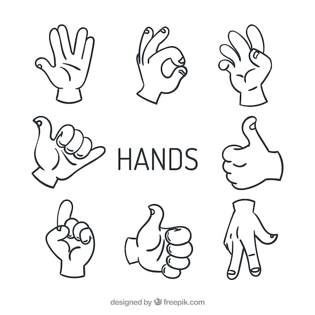 Free vector high five hands vectors sign