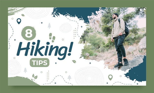 Hiking template design