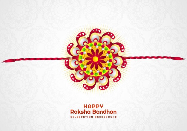 Hindu festival raksha bandhan card background