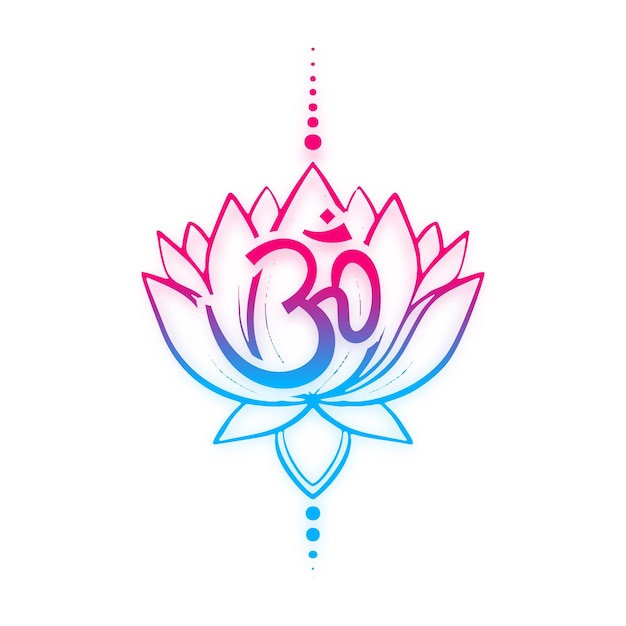 Free Vector hindu religious symbol background a spiritual journey of faith and belief