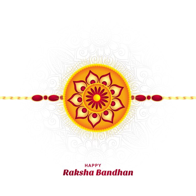 Hindu traditional raksha bandhan festival card background