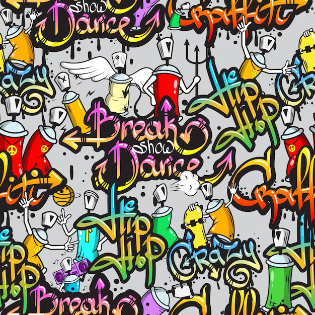 Free Vector hip hop background