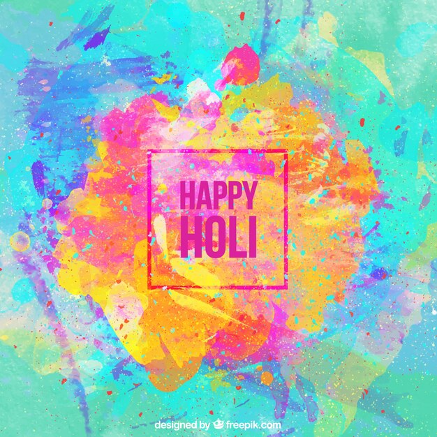 Holi colorful abstract background