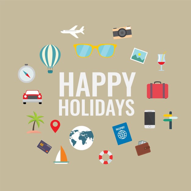 Holidays Flat Elements