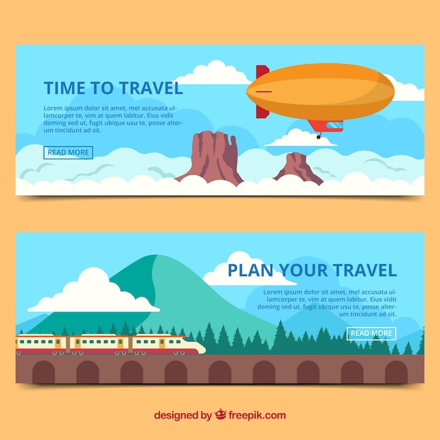 Holidays travel banner