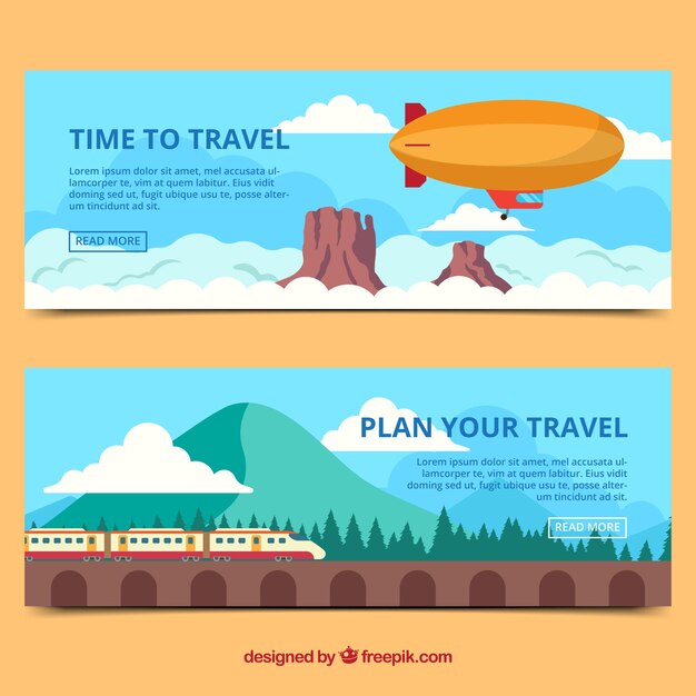 Holidays travel banner