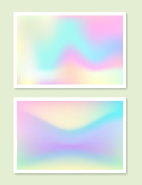 Holographic gradient set