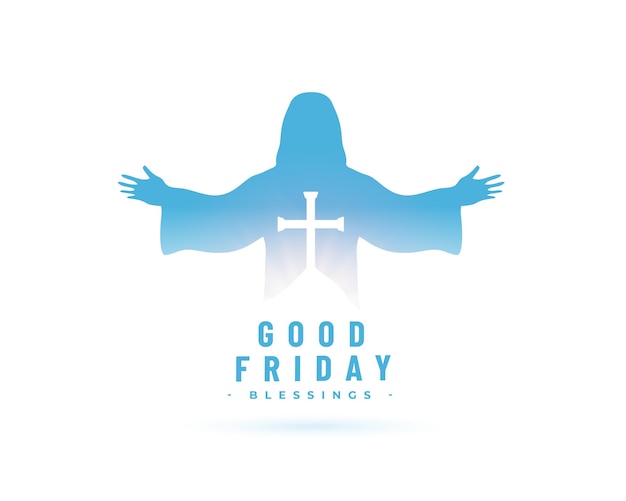 holy week good friday or easter day blessing background design