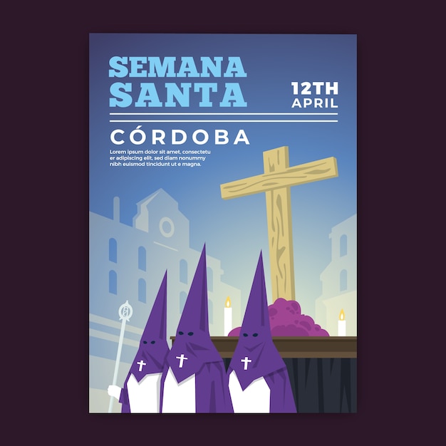 Holy week poster design