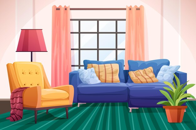 Home interior background theme