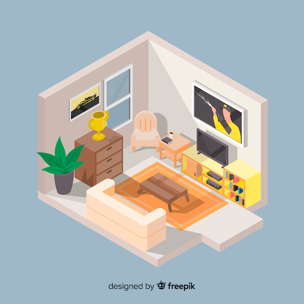 Free Vector home interior