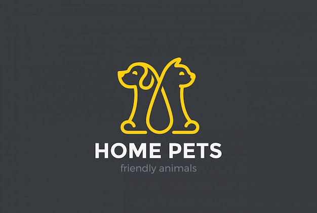 Home pets Logo icon.