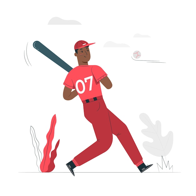 Home run concept illustration